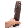 Hung System Gode Zac L 21 x 7.5 cm Marron